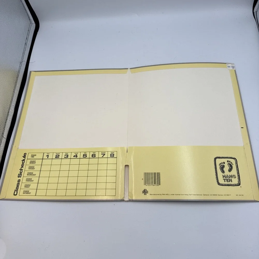 Vintage 1980s Original HANG TEN All‎ Season Portfolio Folder TENNIS #64130